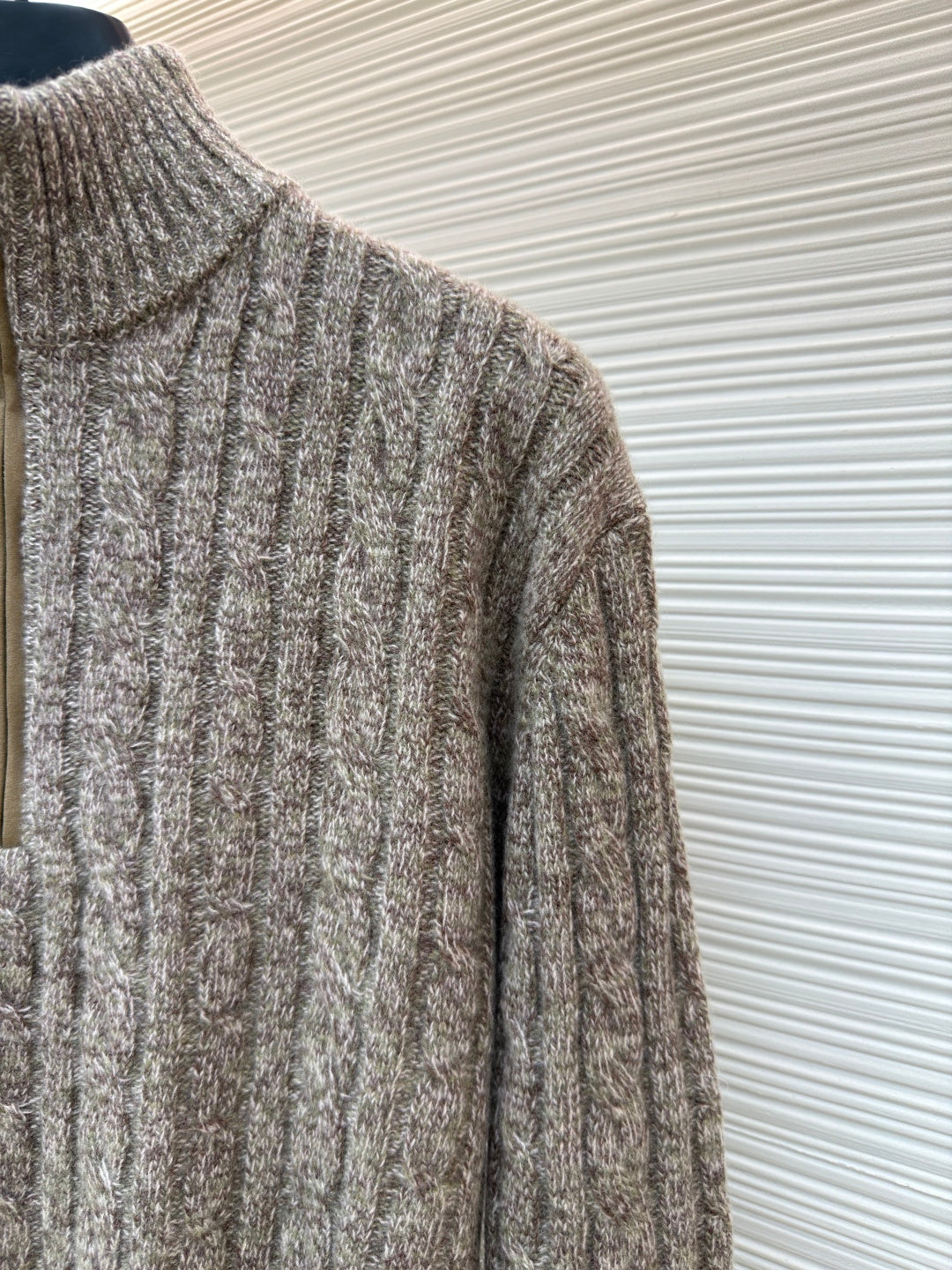 Wool Half-Zip Sweater
