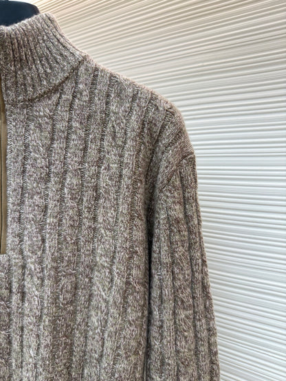 Wool Half-Zip Sweater