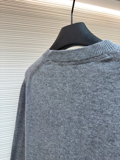 Embroidered Crewneck Sweater
