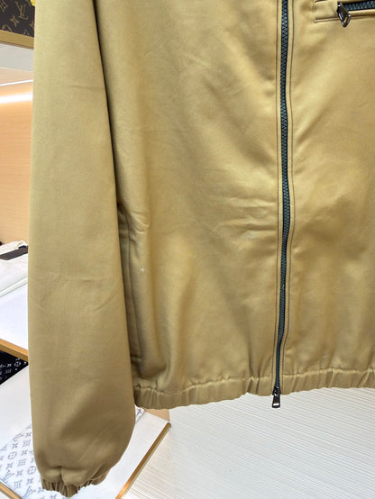 Logo Patch Zip Jacket