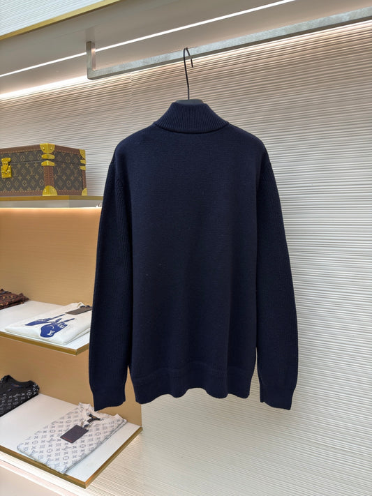 Logo Patch Knit Cardigan
