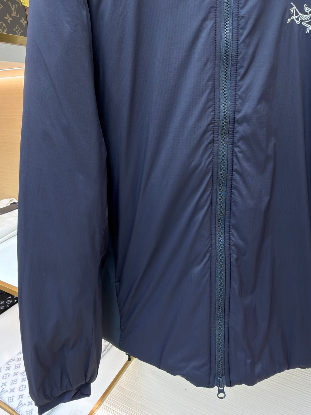 Embroidered Down Jacket
