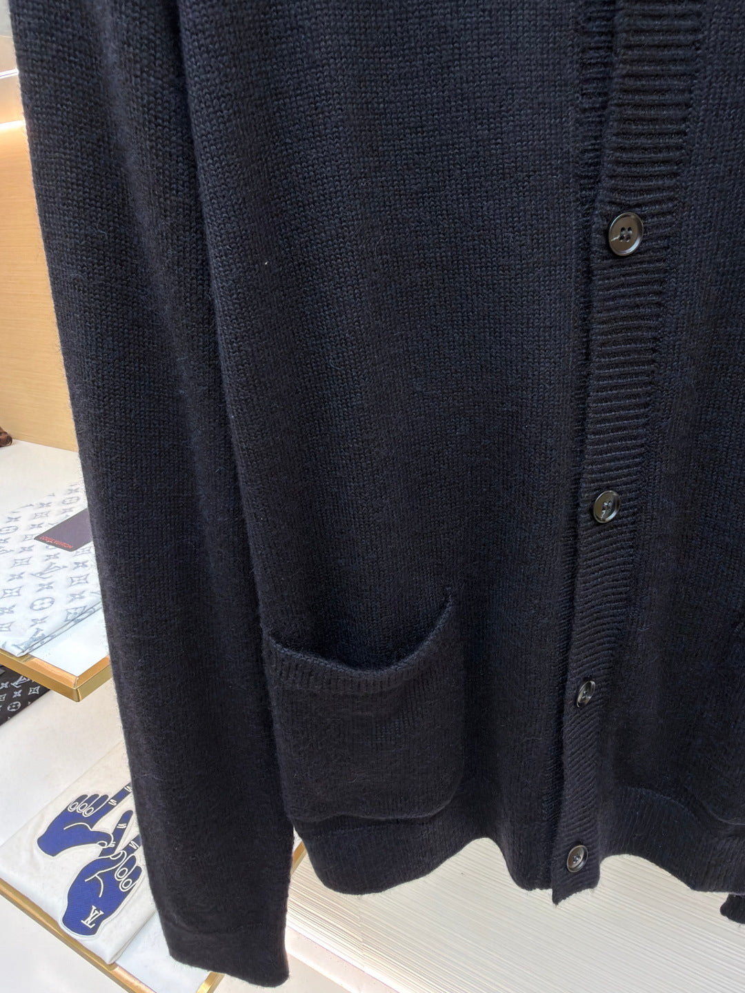 Bow Motif Knit Cardigan
