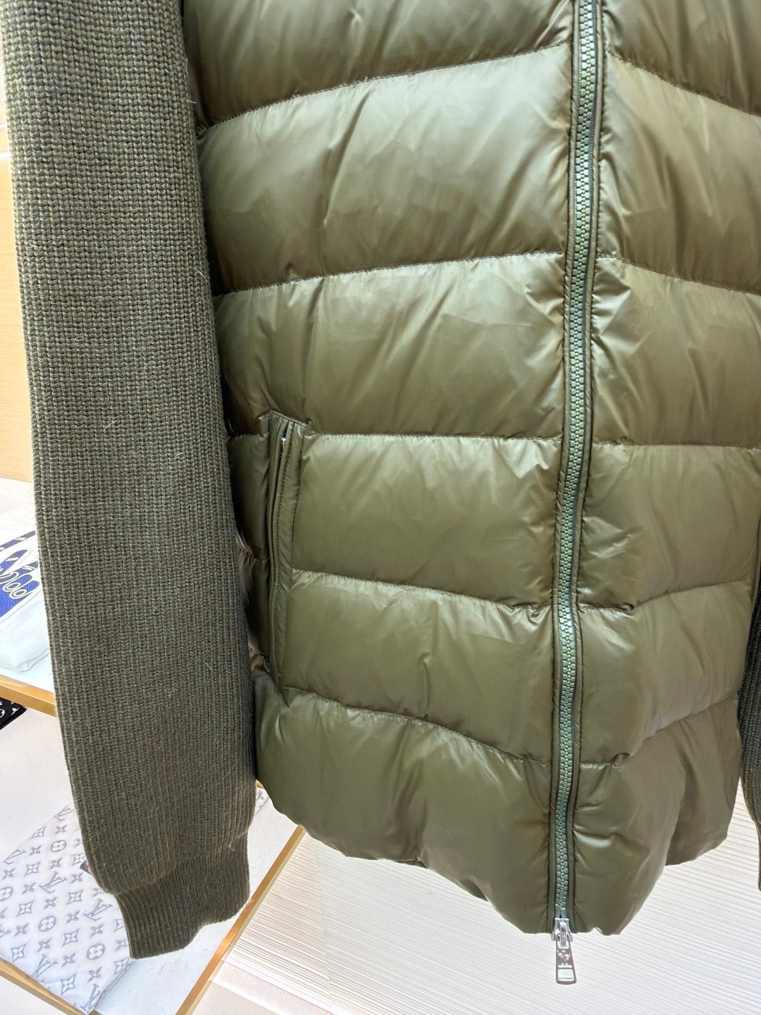 Embroidered Down Jacket