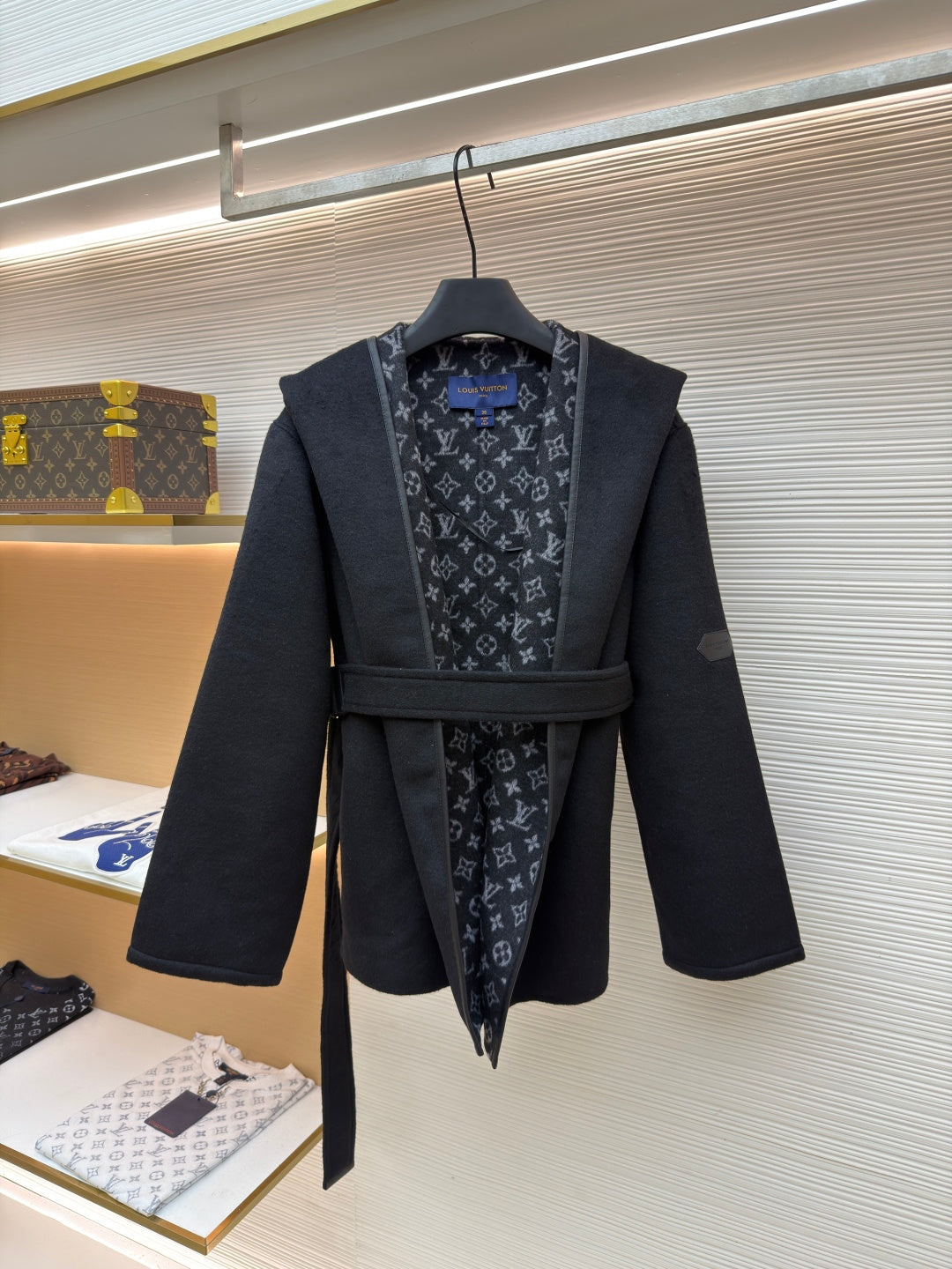 Wool Hooded Coat