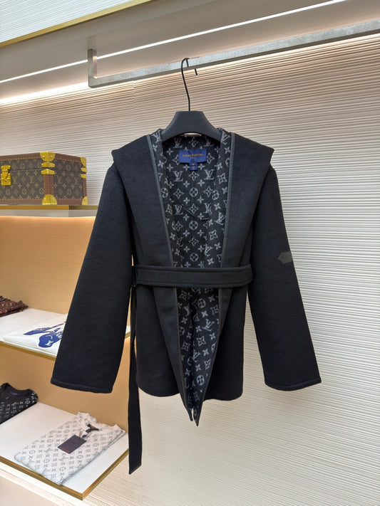 Wool Hooded Coat