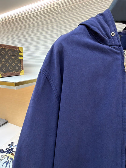 Embroidered Zip Jacket