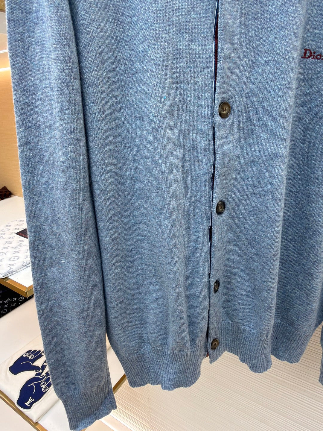 CD Logo Knit Cardigan