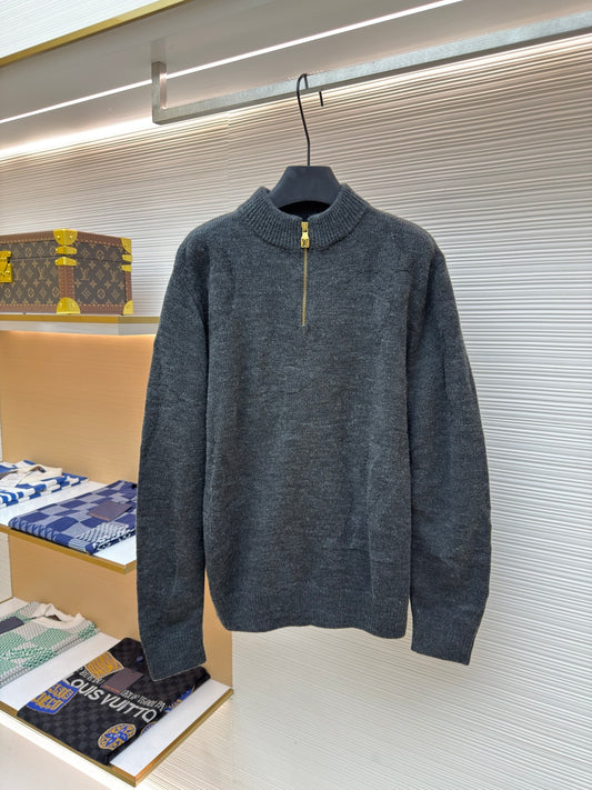 Wool Zip Cardigan