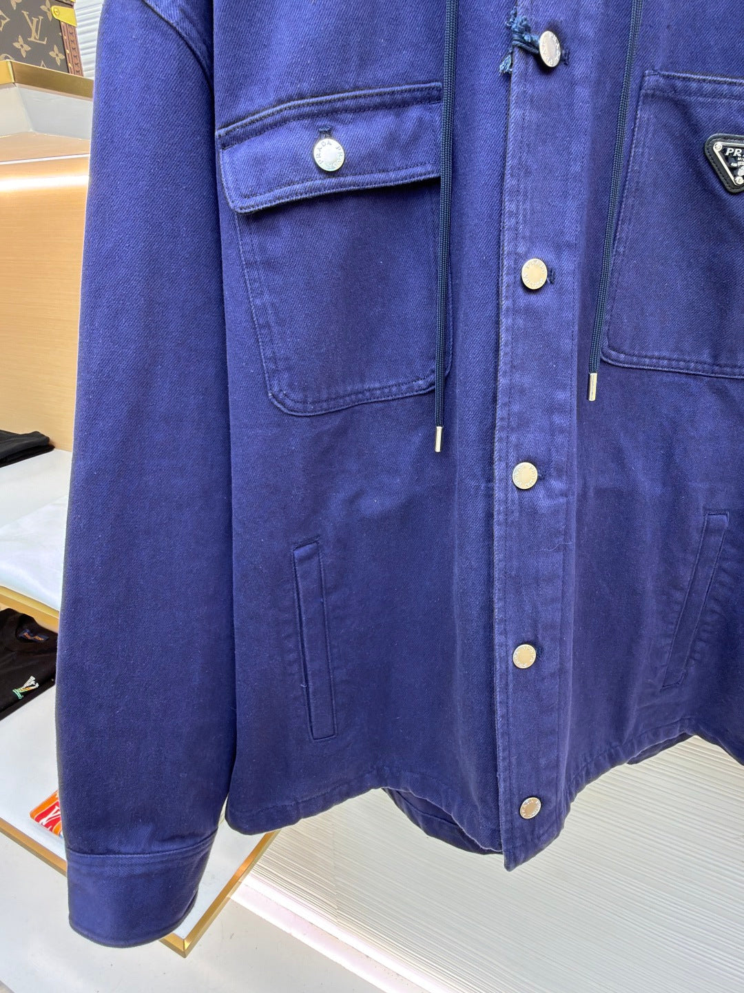 Triangle Logo Denim Jacket