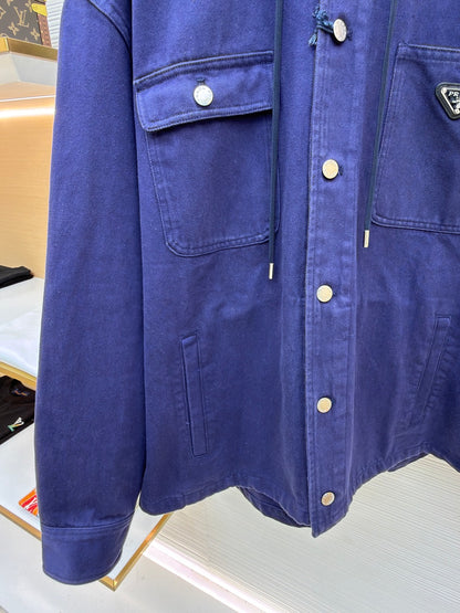 Triangle Logo Denim Jacket