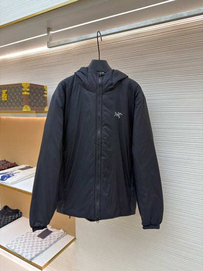Embroidered Down Jacket