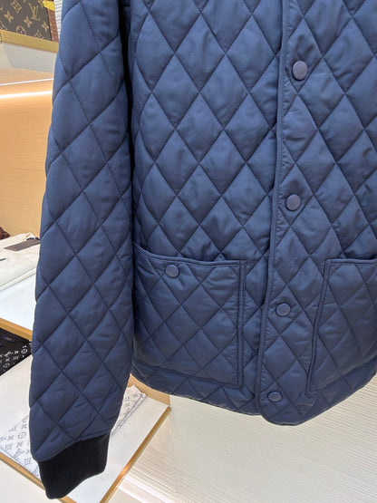Vintage Check Down Jacket