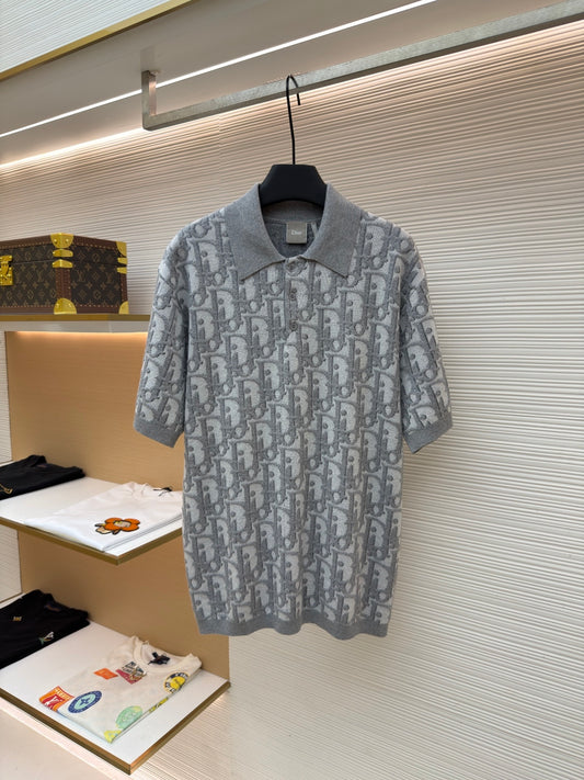 CD Logo Knit Polo