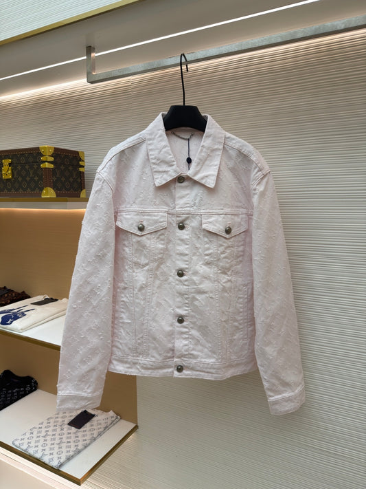 LV Logo Denim Jacket