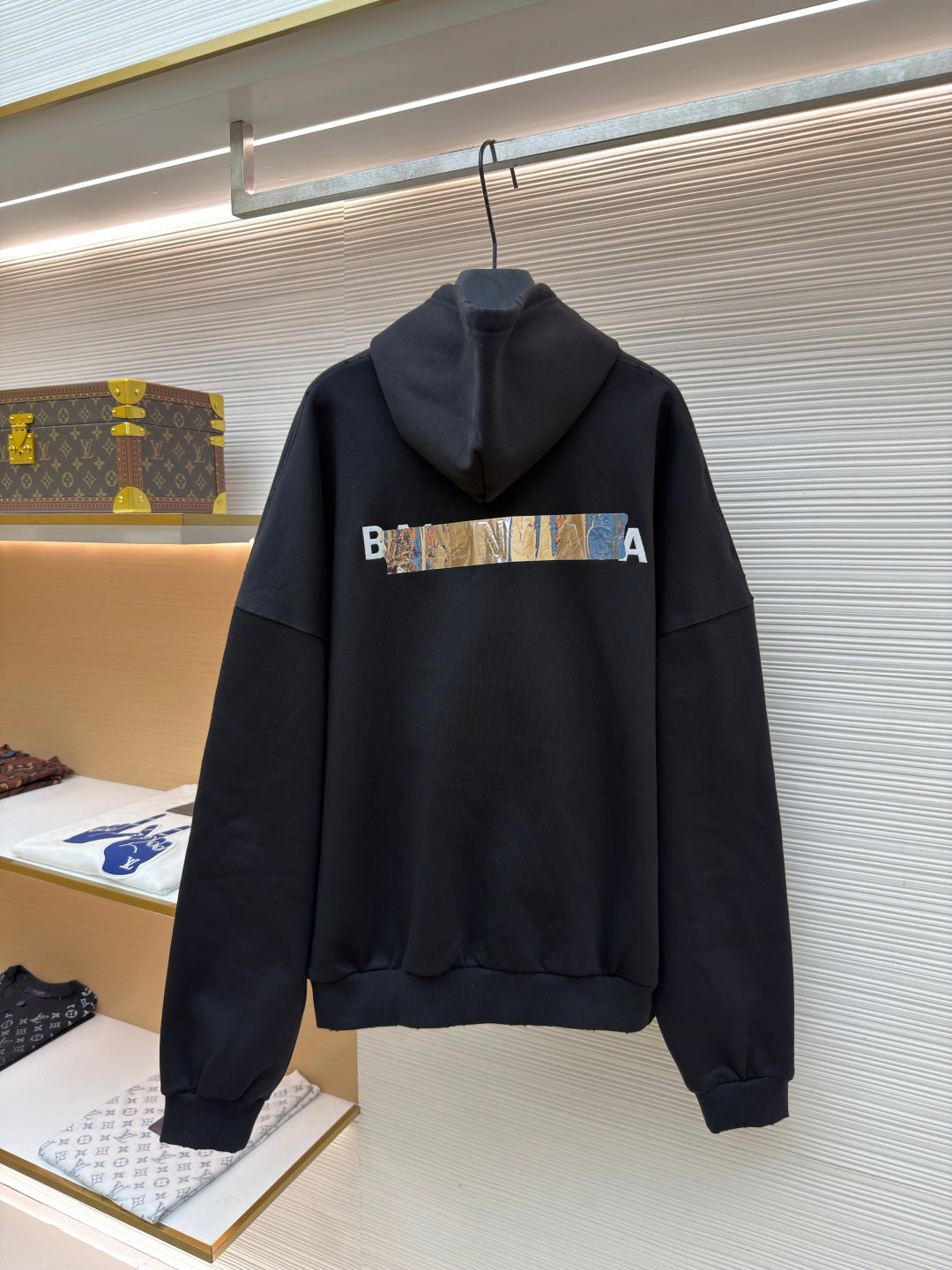 Tape Logo Hooded Jacket