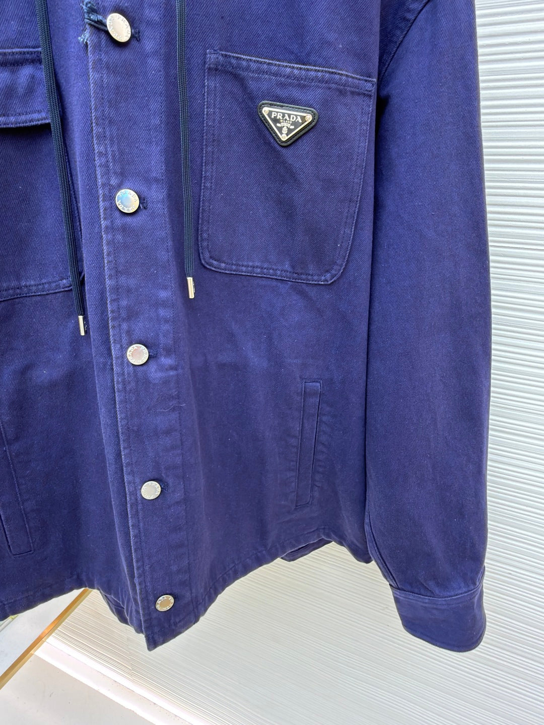 Triangle Logo Denim Jacket