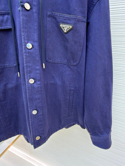 Triangle Logo Denim Jacket