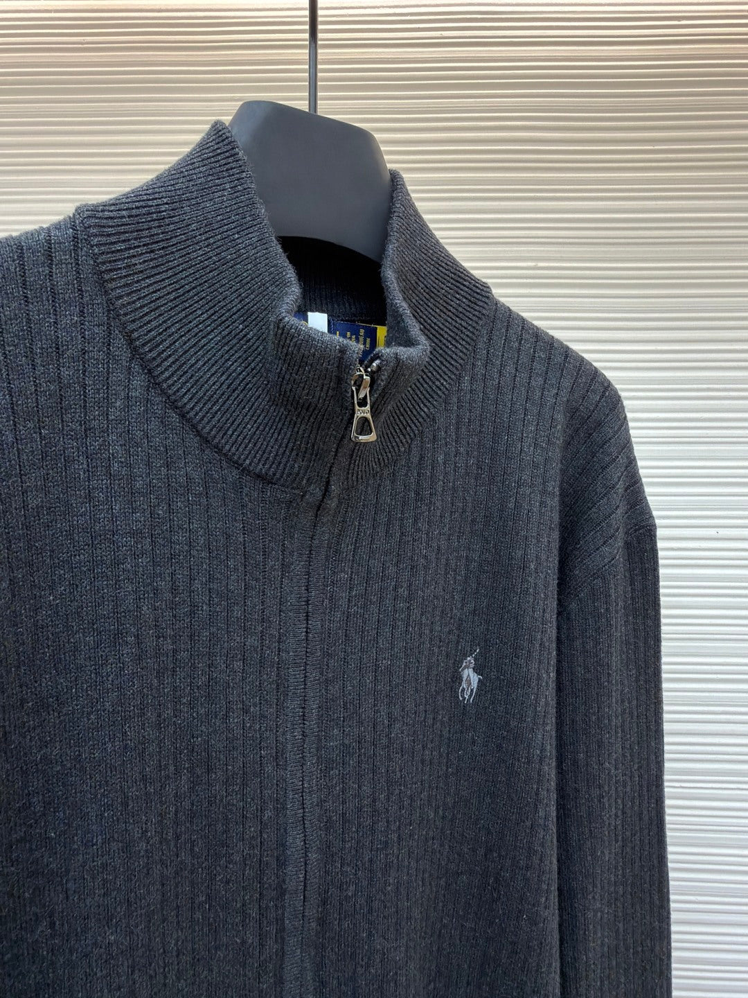 Pony Embroidered Zip Jacket