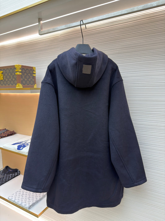 Logo Hooded Coat