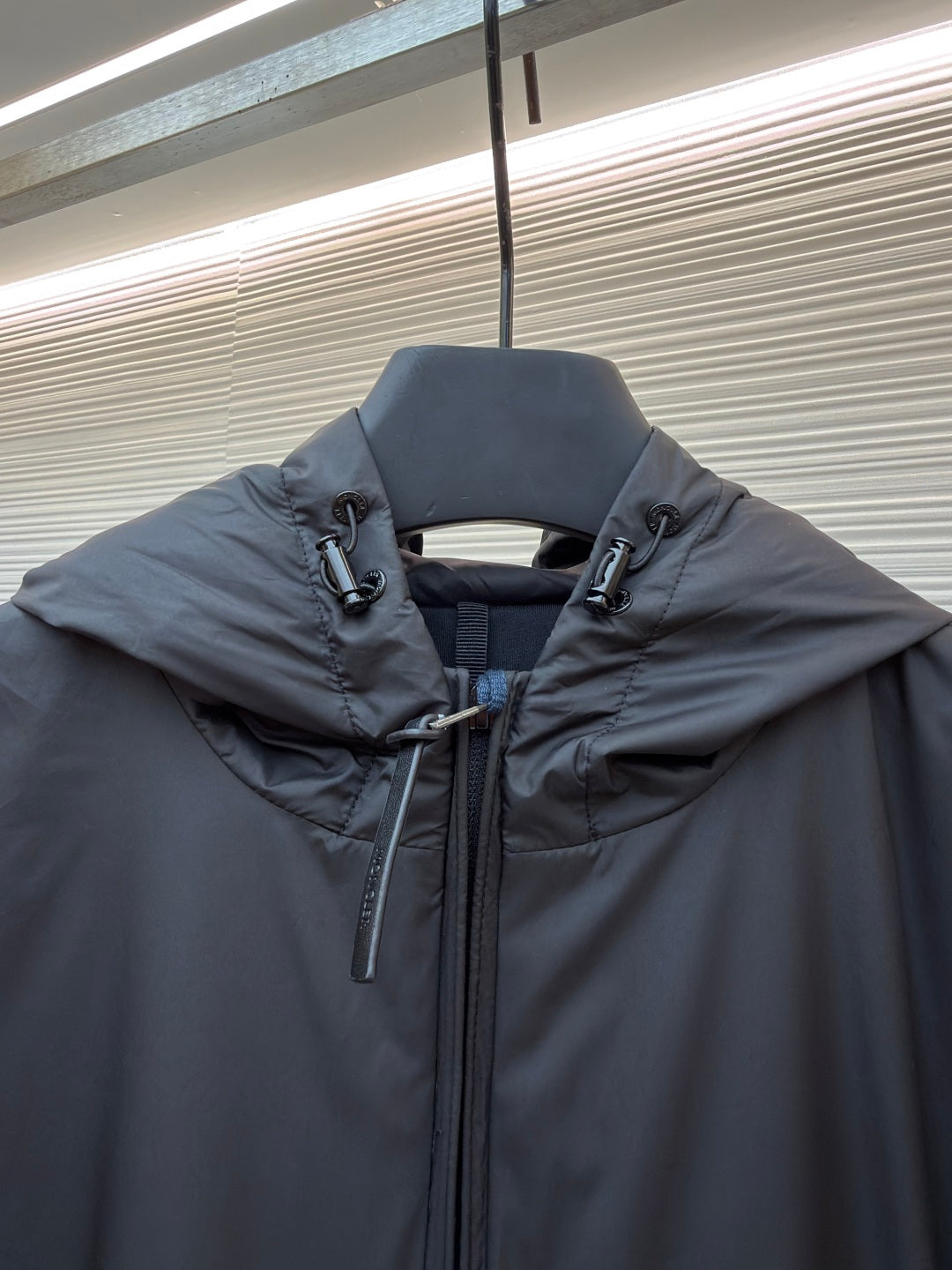 Logo Patch Hooded Jacket