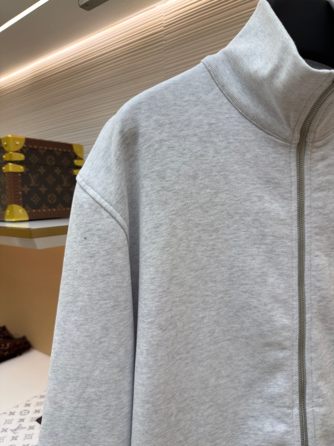 Embroidered Zip Jacket