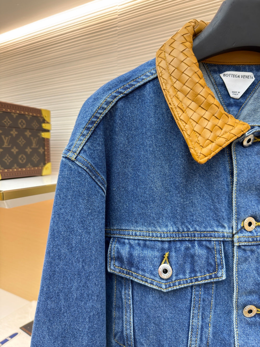 Intrecciato Denim Jacket