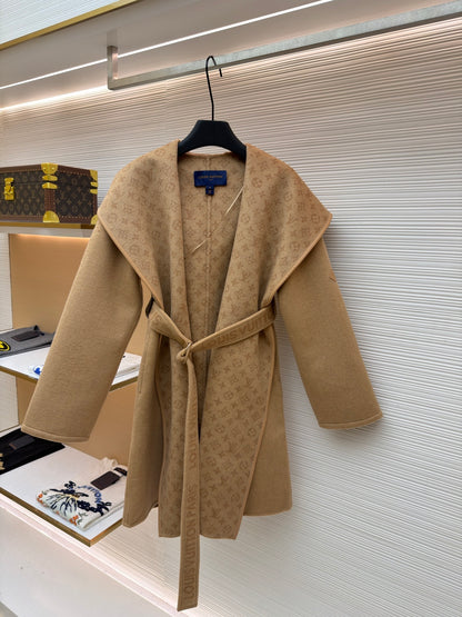 Wool Hooded Coat