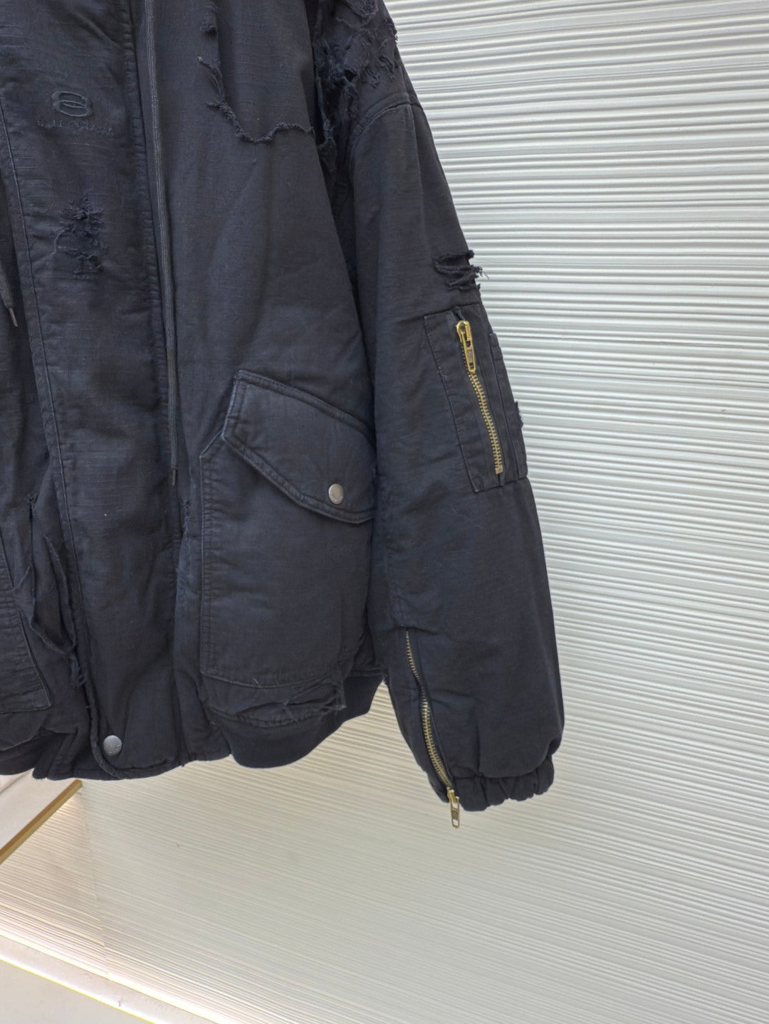 Destroyed Down Jacket