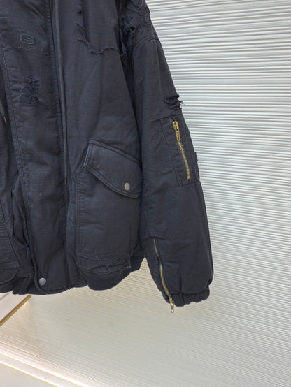 Destroyed Down Jacket