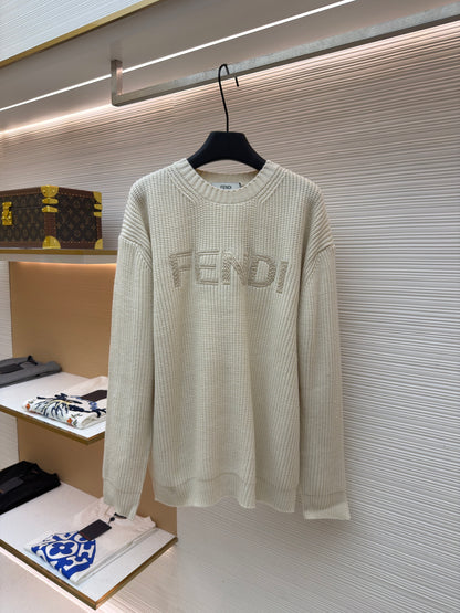 Logo Wool Crewneck Sweater