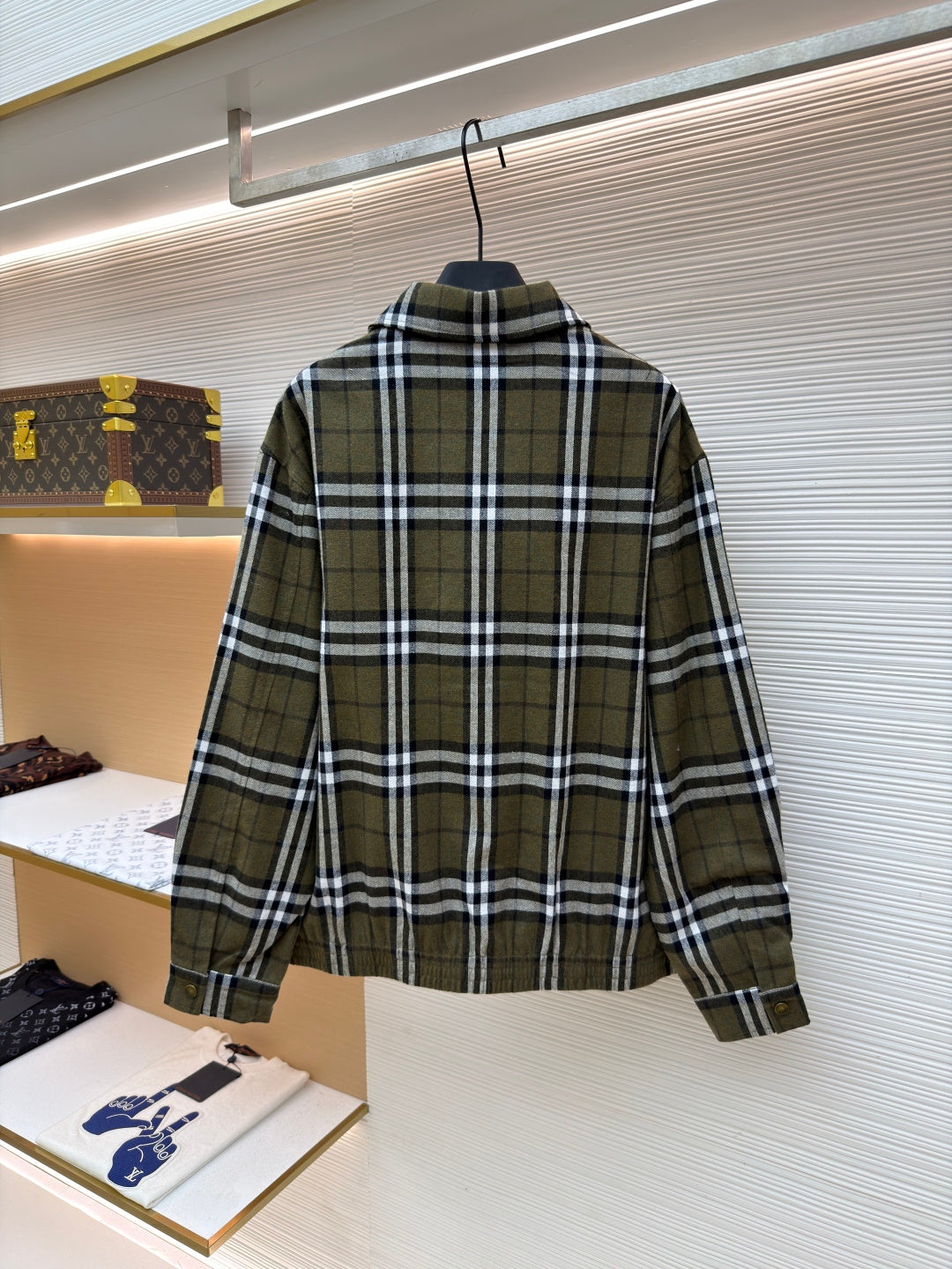 Vintage Check Cashmere Jacket