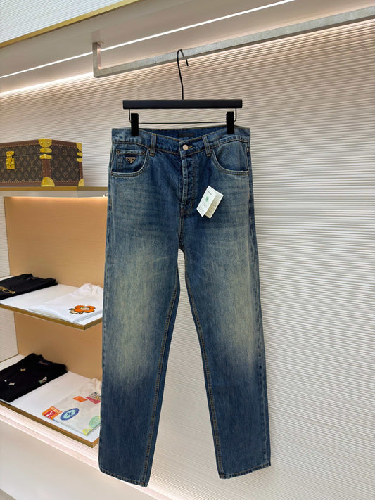 Triangle Logo Jeans