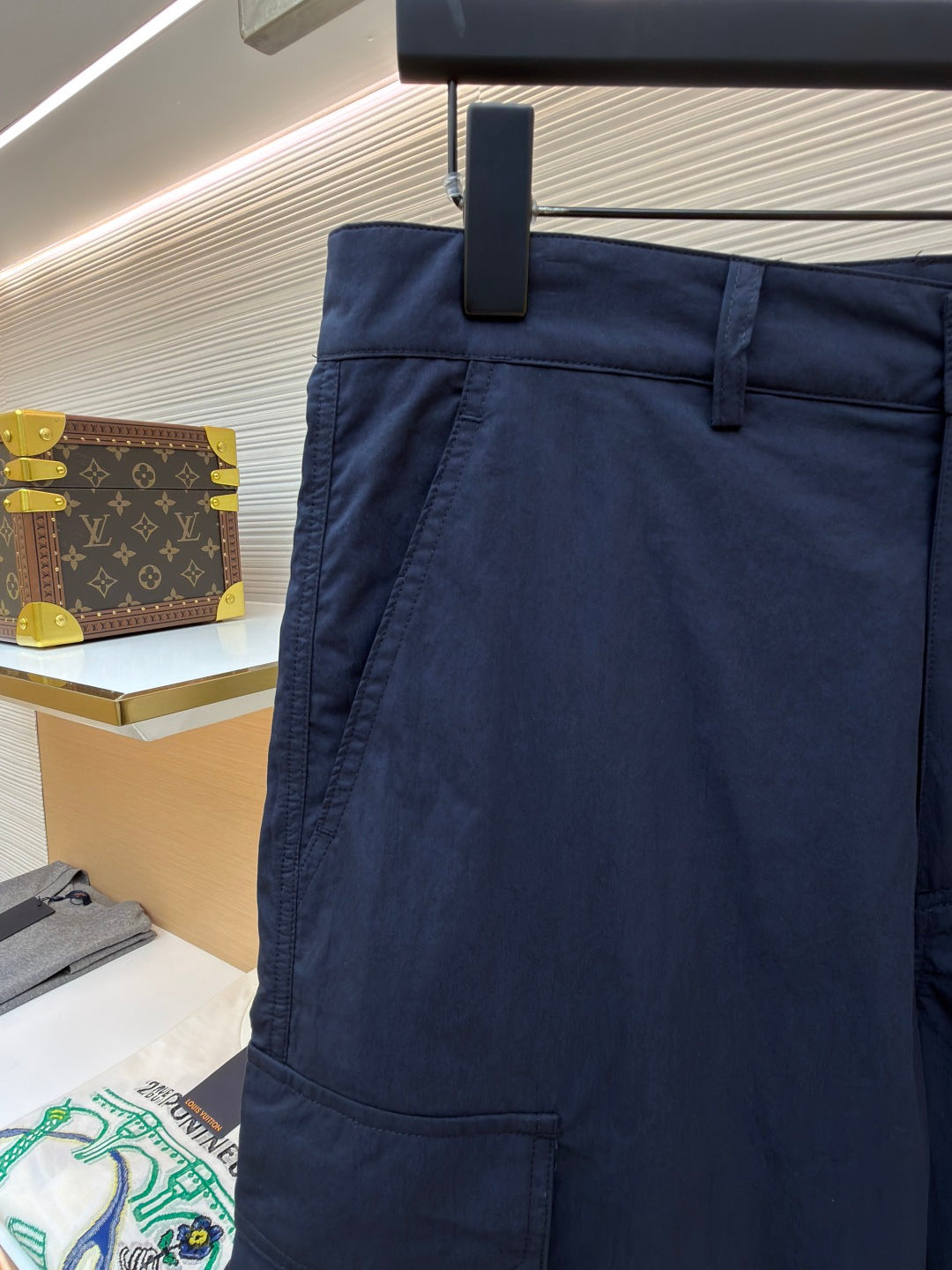 Embroidered Cargo Shorts