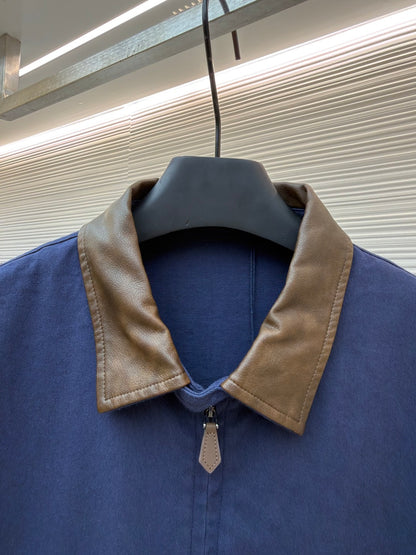 Embroidered Zip Jacket