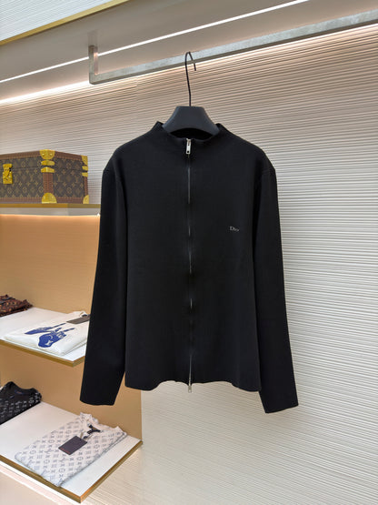 CD Logo Wool Knit Cardigan