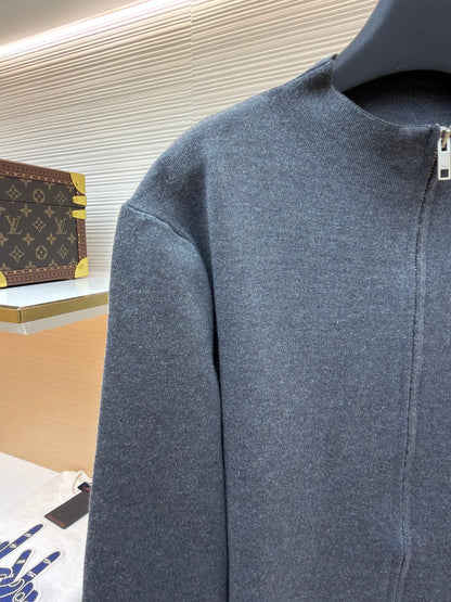 CD Logo Wool Knit Cardigan