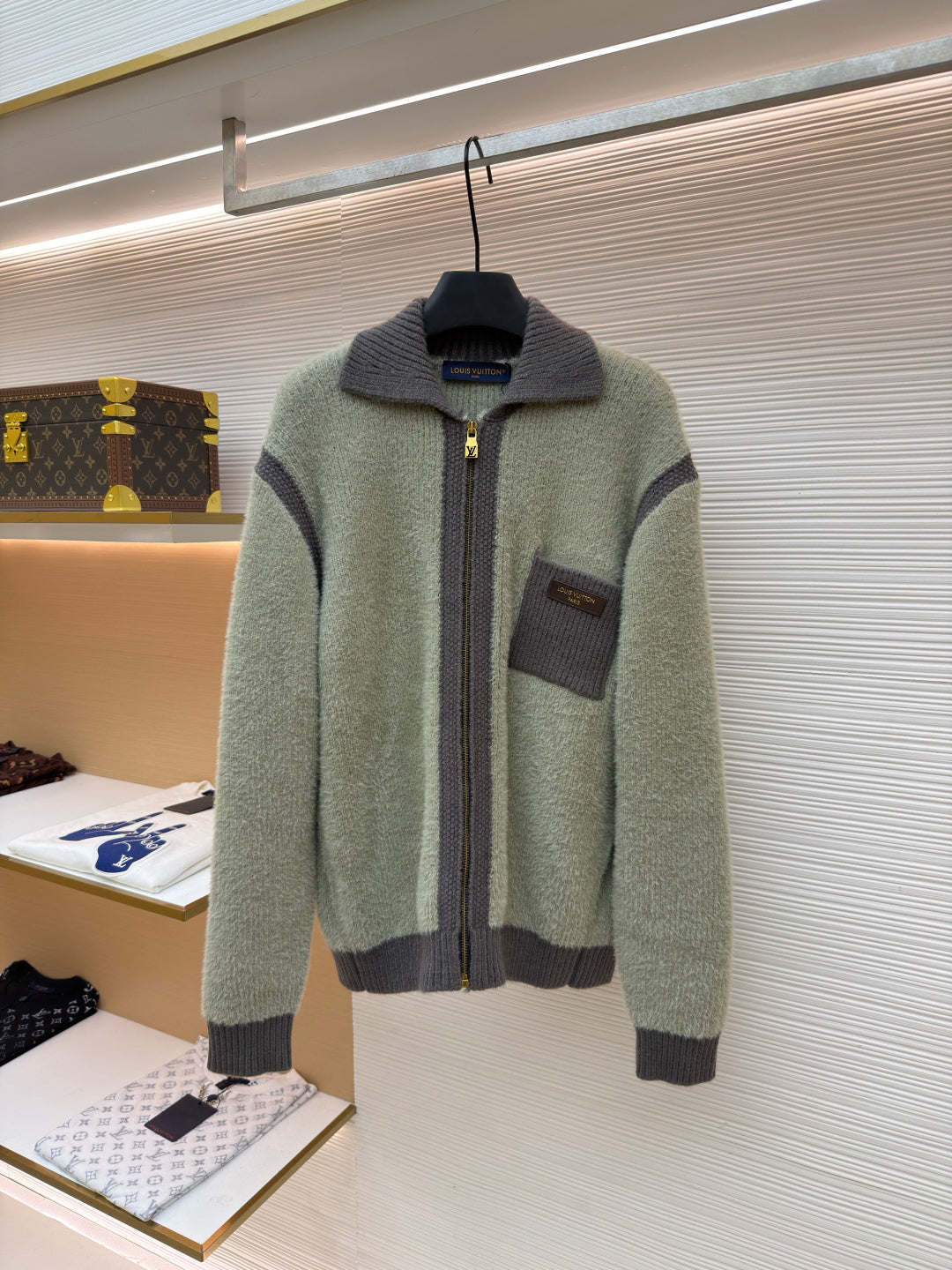 LV Logo Zip Jacket