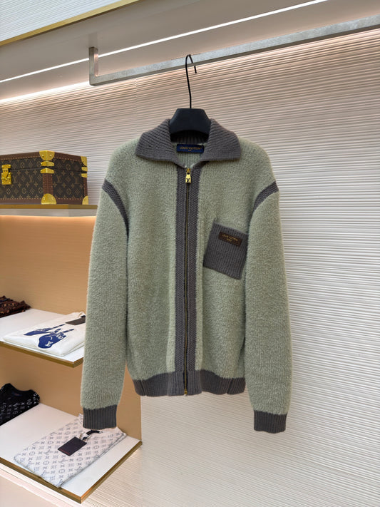 LV Logo Zip Jacket