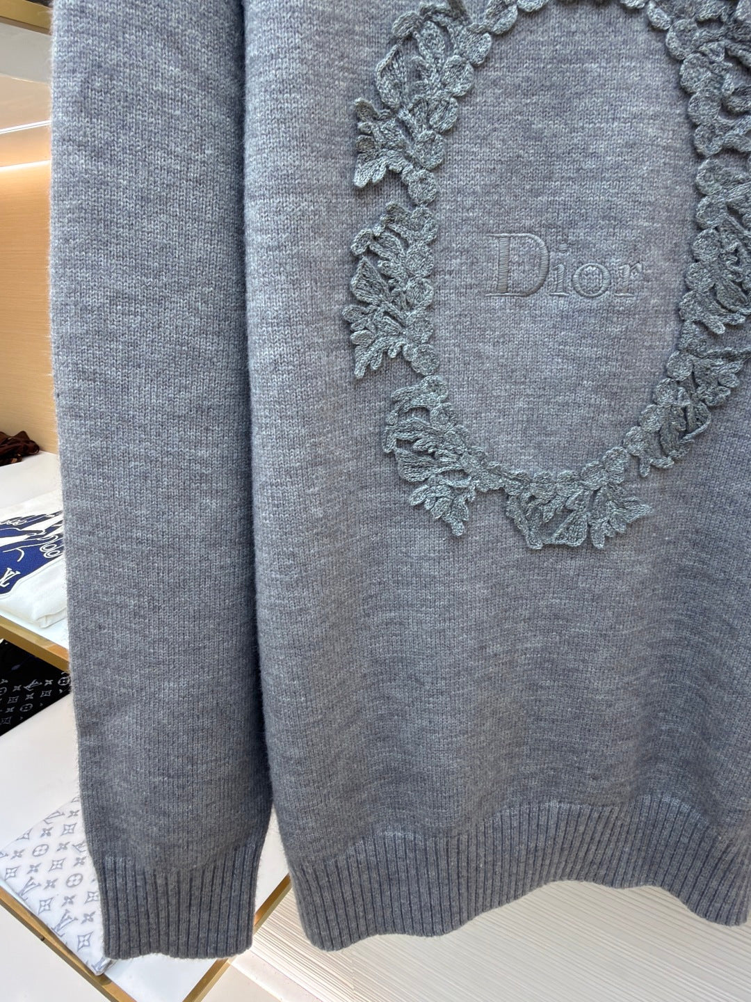 Embroidered Crewneck Sweater