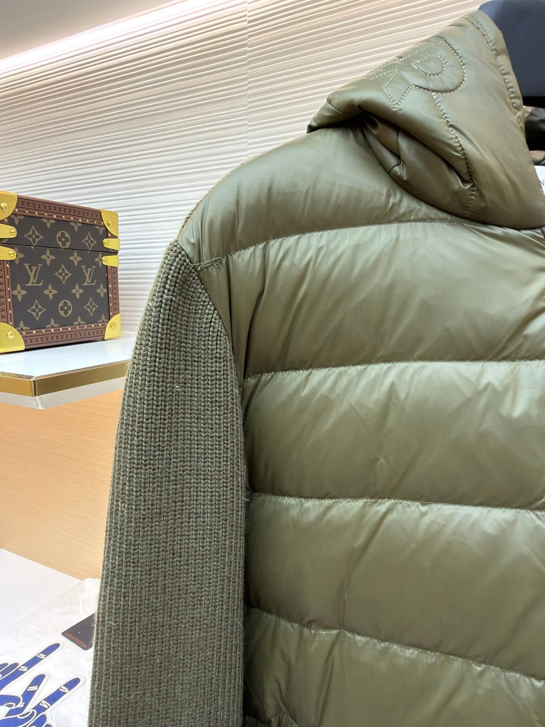 Embroidered Down Jacket