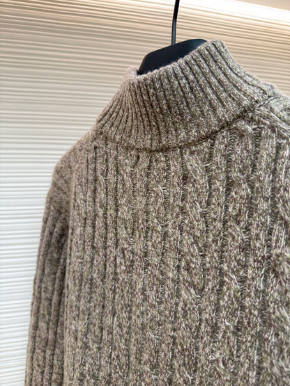 Wool Half-Zip Sweater