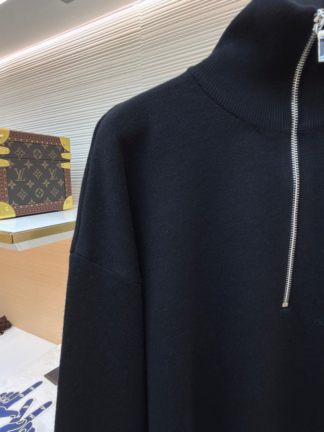 Logo Half-Zip Sweater