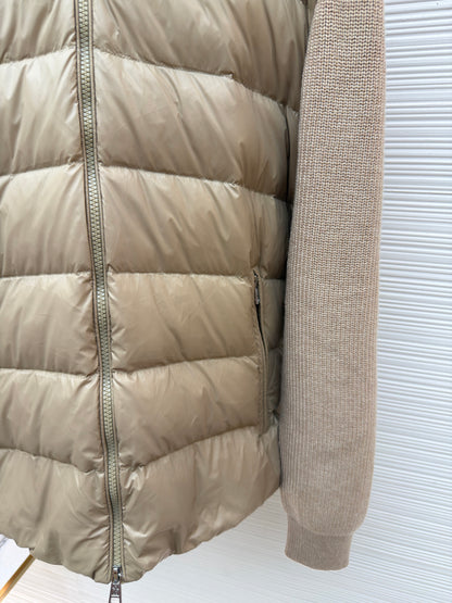 Embroidered Down Jacket