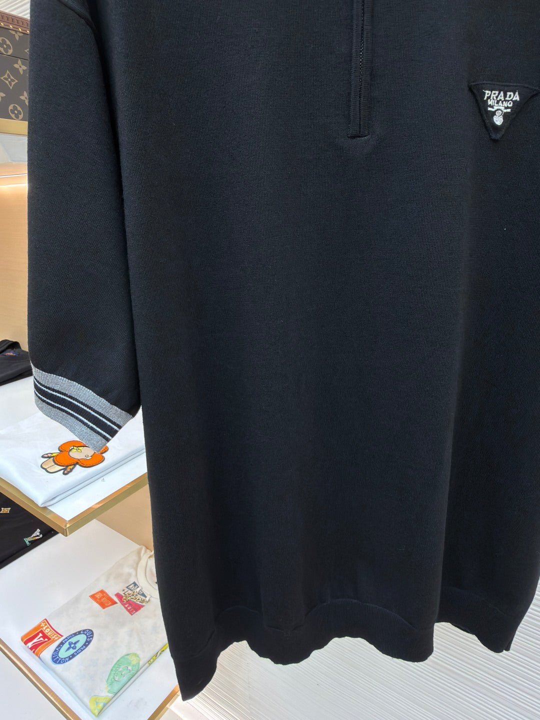 Triangle Logo Zip Cardigan