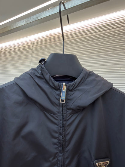 Triangle Logo Hooded Jacket