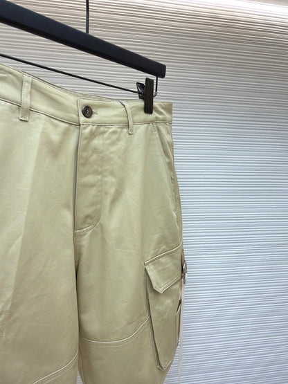 Gabardine Cargo Shorts