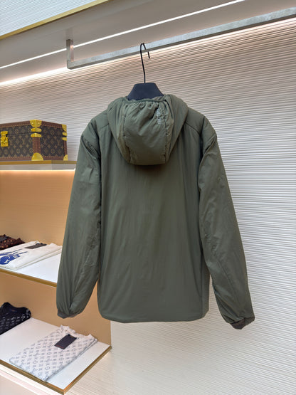 Embroidered Down Jacket
