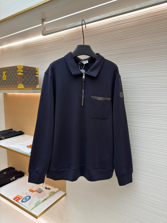Logo Patch Zip-Up Hoodie