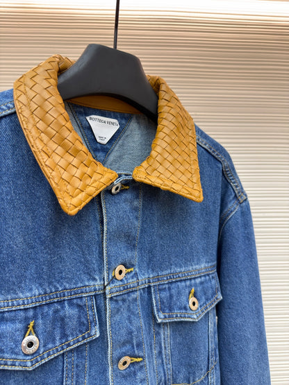 Intrecciato Denim Jacket